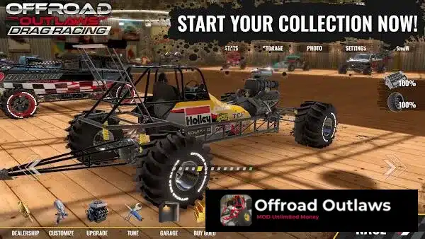 offroad outlaws drag racing mod apk